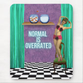 Tapis De Souris Normal est surévalué Funky & Fun Altered Art (Devant)