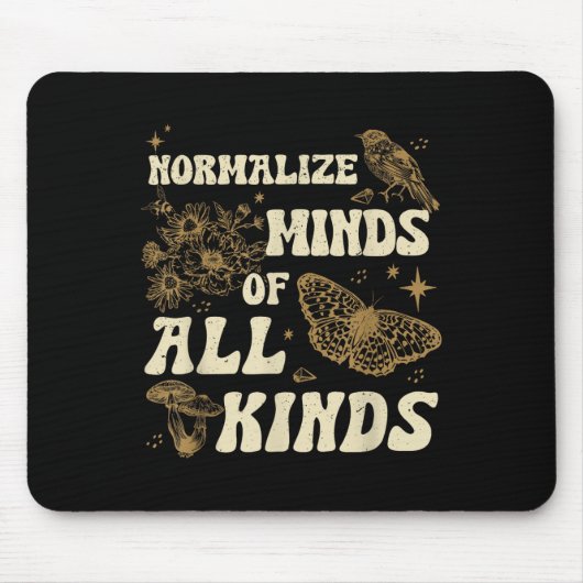 Tapis De Souris Normaliser Les Esprits De Toutes Sortes Neurodiver (Devant)