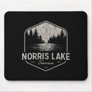 Tapis De Souris Norris Lake Tennessee Extérieur Vintage