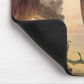 Tapis De Souris Norse Viking Ship Imaginaire Art (Coin)