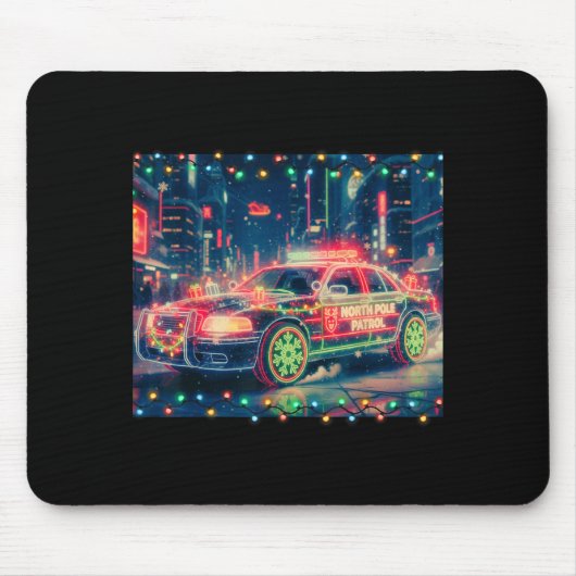 Tapis De Souris North Le Patrol Christmas Car Tee (Devant)
