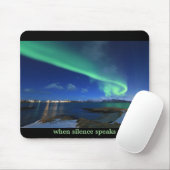 Tapis De Souris Northern Light avec citation (Avec souris)