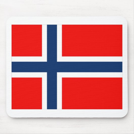Tapis De Souris Norvège Mousepad (Devant)
