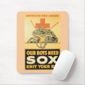 Tapis De Souris Nos garçons ont besoin de chaussettes (Avec souris)