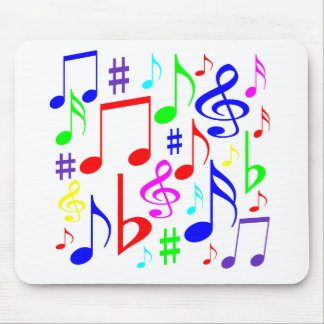Tapis De Souris note arc-en-ciel