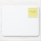 Tapis De Souris note collante (Devant)