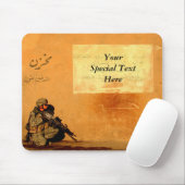 Tapis De Souris Note militaire faite sur commande d'amour sur le (Avec souris)