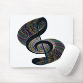 Tapis De Souris Note musicale (Avec souris)