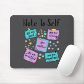 Tapis De Souris Note To Self You Suicide Prevention Awareness  (Avec souris)