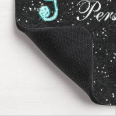 Tapis De Souris Note turquoise scintillante de musique et talon (Coin)