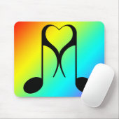 Tapis De Souris notes d'amour : 8e note : (Avec souris)