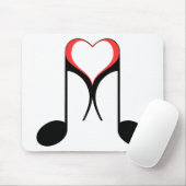 Tapis De Souris notes d'amour : 8e note : (Avec souris)