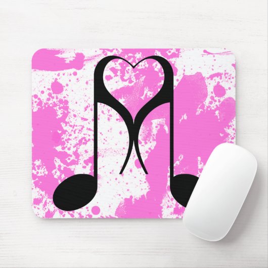 Tapis De Souris notes d'amour : 8e note : (Avec souris)