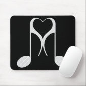 Tapis De Souris notes d'amour : 8e note : (Avec souris)