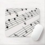 Tapis De Souris Notes de musique (Avec souris)