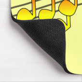Tapis de souris Notes de musique (Coin)
