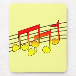Tapis de souris Notes de musique