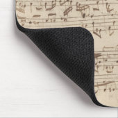 Tapis De Souris Notes de musique ancienne - Feuille de musique Bac (Coin)