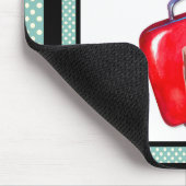 Tapis De Souris Notes de soins infirmiers rétro Pinup_ (Coin)