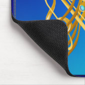 Tapis De Souris Notes d'or Mousepad (Coin)