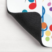 Tapis De Souris Notes musicales (Coin)