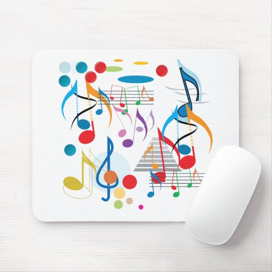 Tapis De Souris Notes musicales (Avec souris)