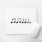 Tapis De Souris Notes musicales (Avec souris)