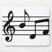 Tapis De Souris Notes musicales (Devant)