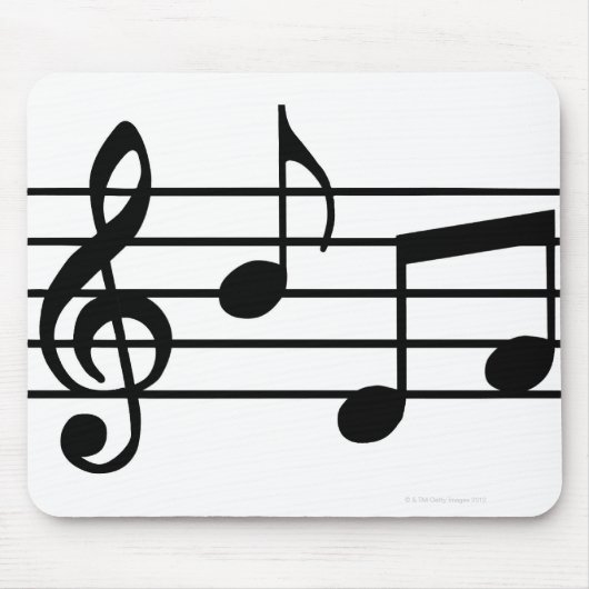 Tapis De Souris Notes musicales (Devant)