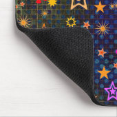 Tapis De Souris Notes musicales et étoiles : Mousepad fait sur (Coin)