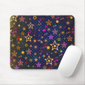 Tapis De Souris Notes musicales et étoiles : Mousepad fait sur (Avec souris)