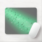 Tapis De Souris Notes musicales Mat de souris vert clair (Avec souris)