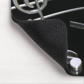 Tapis De Souris Notes, musique, noir. Mousepad (Coin)