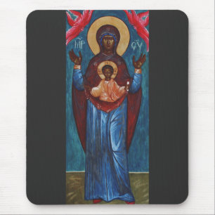 Tapis De Souris Notre-Dame du Signe Impression d'art Lumière Étern