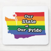 Tapis De Souris Notre état de notre fierté | Washington (Devant)