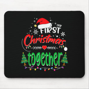 Tapis De Souris Notre premier Noël ensemble 2021 1er Noël