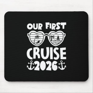 Tapis De Souris Notre première croisière 2026 Croisière familiale
