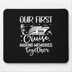 Tapis De Souris Notre première croisière 2026 ensemble voyage en f