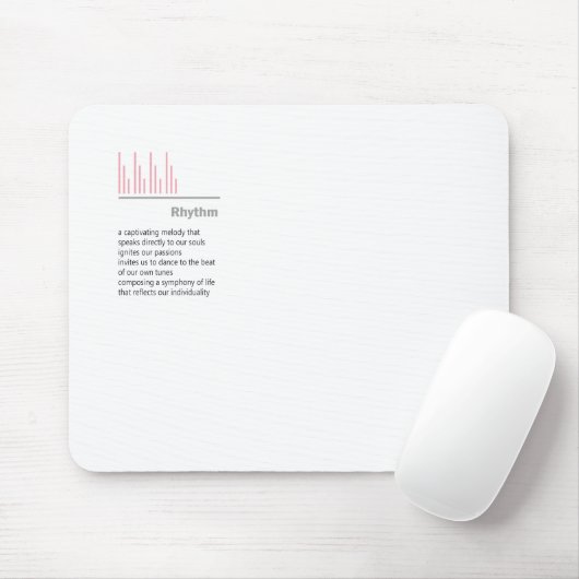 Tapis De Souris notre rythme (Avec souris)