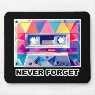 Tapis De Souris N'oubliez jamais cassette audio