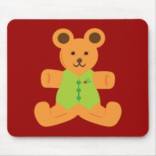 Tapis De Souris Nounours de Noël mignon