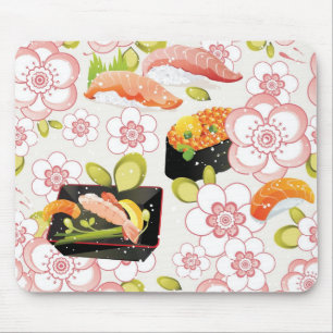 Tapis De Souris Nourriture japonaise : Motif 2 de sushi