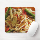 Tapis De Souris Nourriture laotienne thaïlandaise épicée de salade (Avec souris)