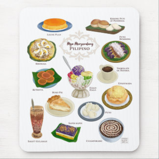 Tapis De Souris Nourriture philippine / Meryenda / Desserts