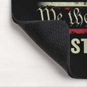 Tapis De Souris Nous Le Peuple Confiance Jésus - USA Drapeau Chris (Coin)