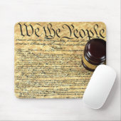 Tapis De Souris Nous le peuple et Gavel (Avec souris)