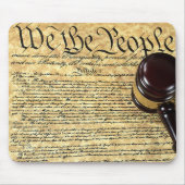 Tapis De Souris Nous le peuple et Gavel (Devant)