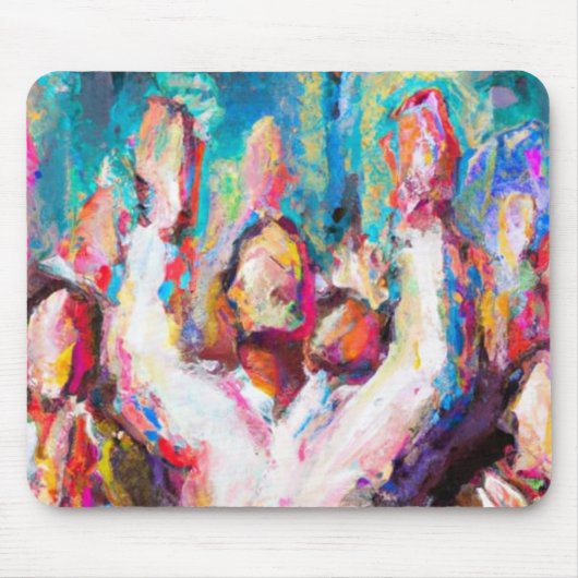 Tapis De Souris Nous Louons L'Abstrait (Devant)