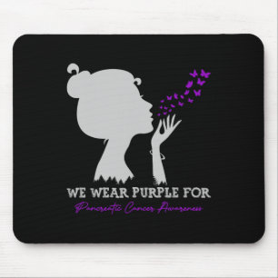 Tapis De Souris Nous Portons Le Violet Pour Le Régime De Sensibili