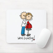 Tapis De Souris Nous prévoyons ! Chiffre enceinte Mousepad de (Avec souris)